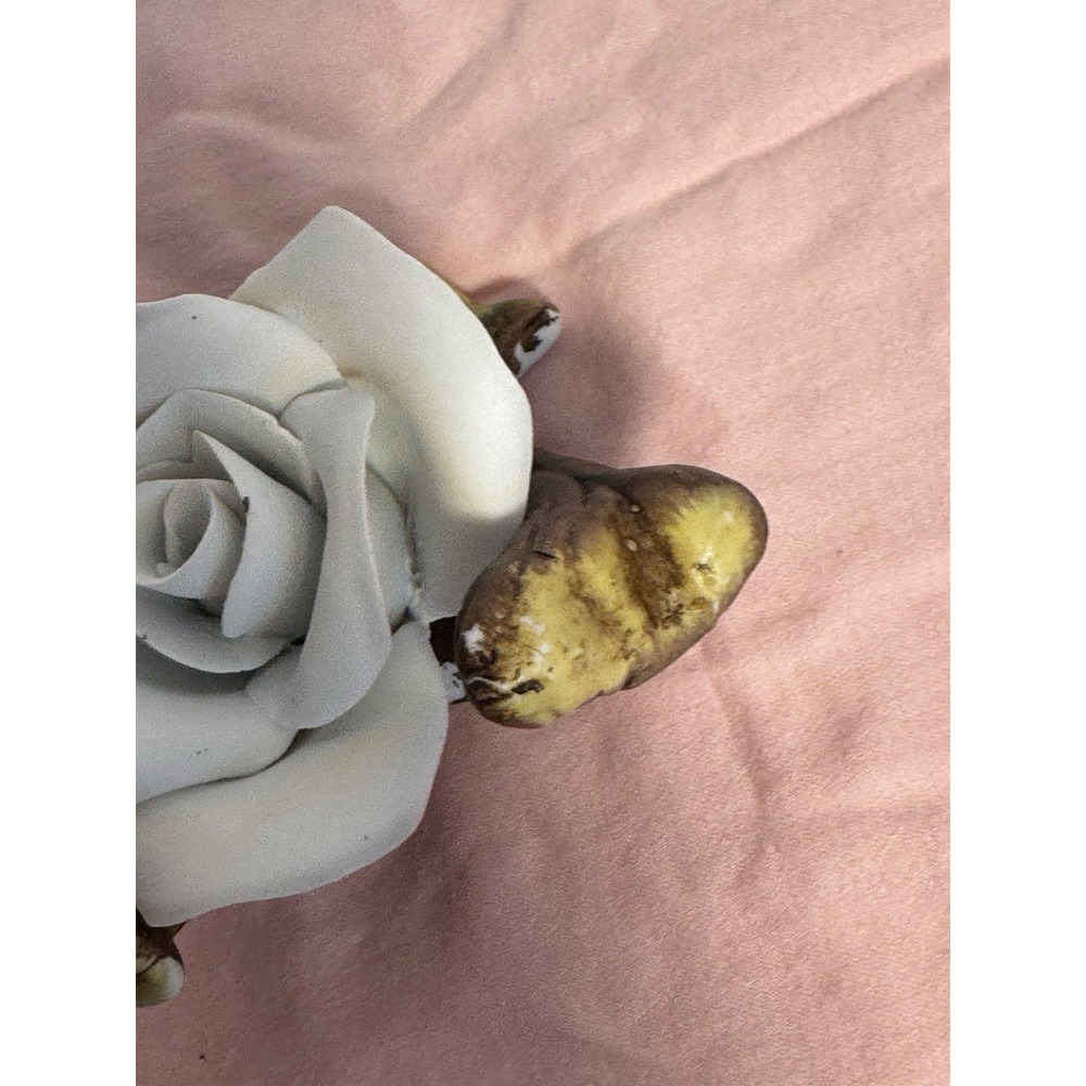 White Ceramic Rose - Picture 5 of 8